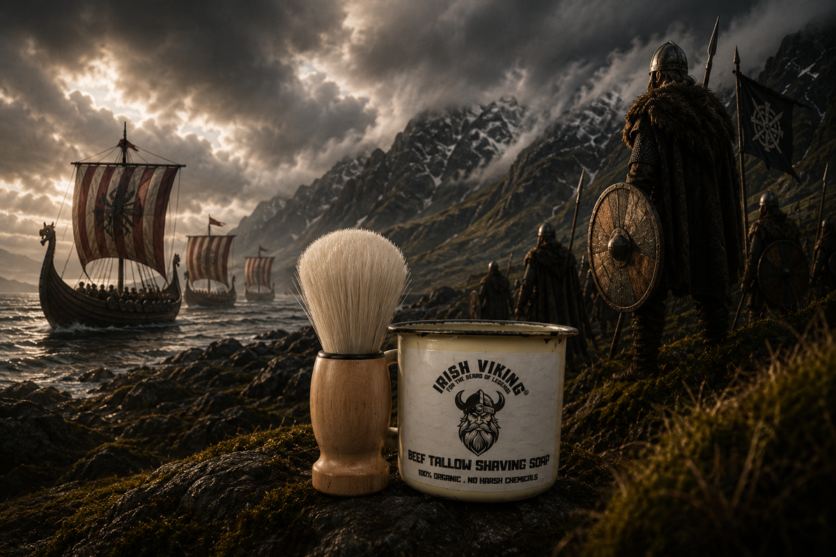 Beef Tallow Shaving Soap Set